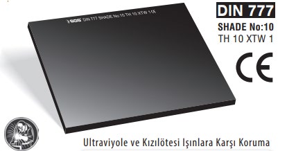 Kaynak Maskesi Camı (50/Paket) (400/koli)